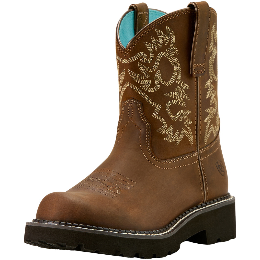 2026 Ariat Damen Fatbaby Western Stiefel 10061281 - Sassy Brown